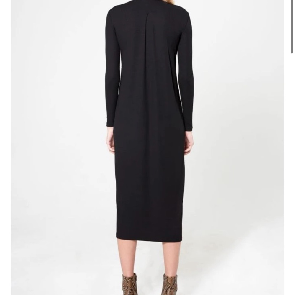 Thirdbycee black ribbed maxi dress size medium but fits like a small